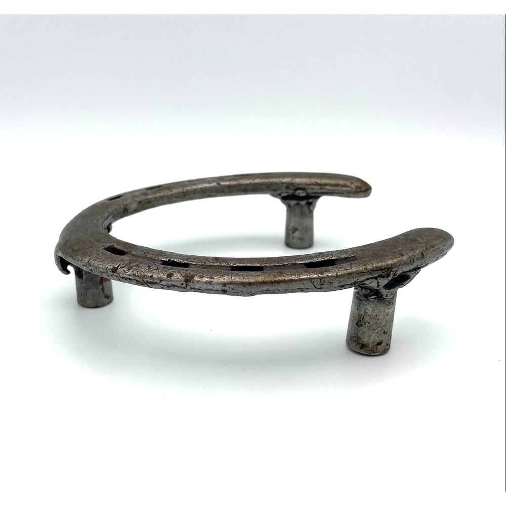Vintage Metal Horseshoe Trivet Solid Paperweight Decor Cowboy Western Country
